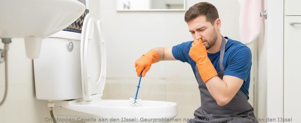 Geurproblemen na wc verstopping Capelle aan den IJssel