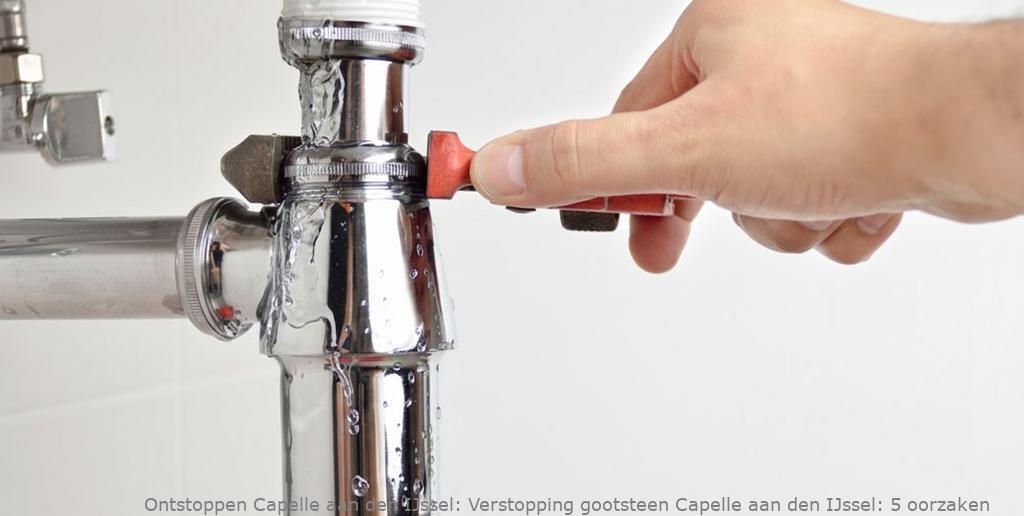 Verstopping gootsteen Capelle aan den IJssel: 5 oorzaken
