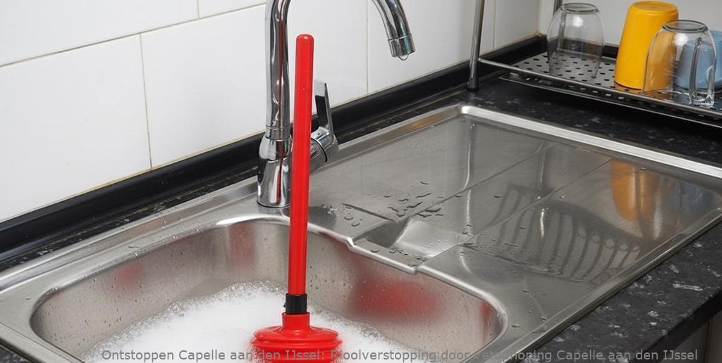 Rioolverstopping door vetophoping Capelle aan den IJssel