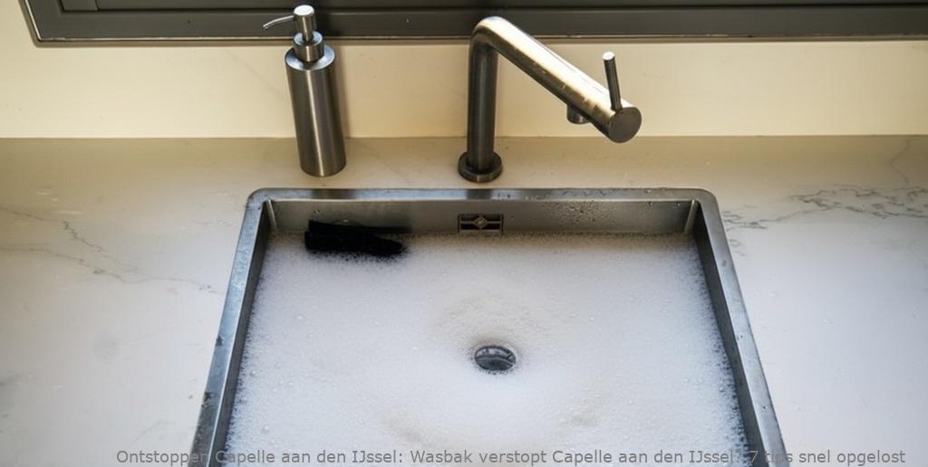 Wasbak verstopt Capelle aan den IJssel? 7 tips snel opgelost