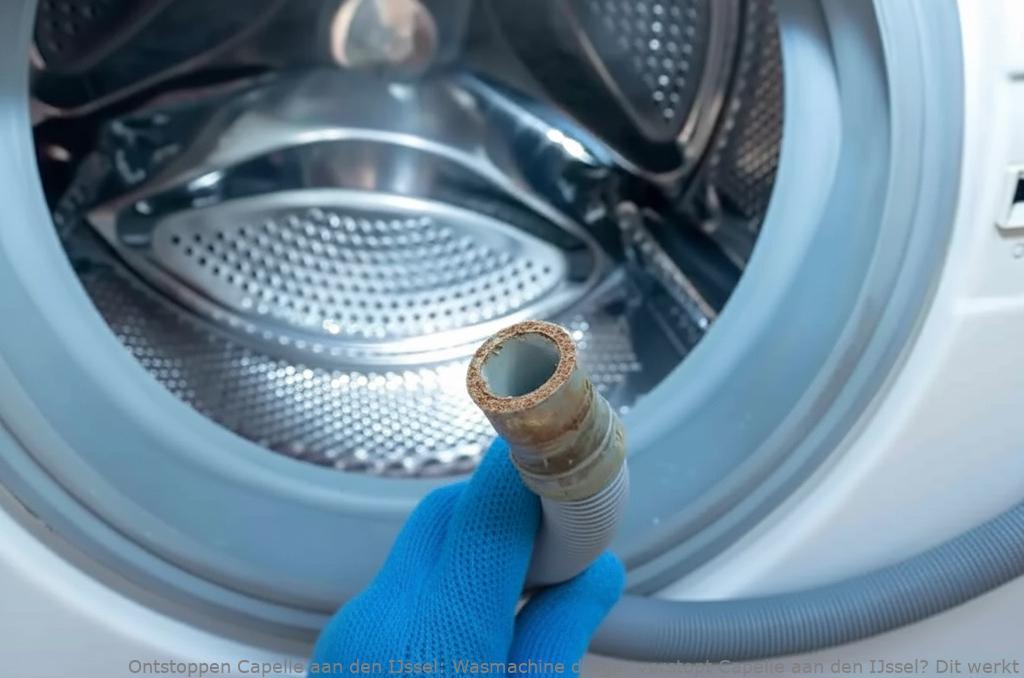 Wasmachine droger verstopt Capelle aan den IJssel? Dit werkt