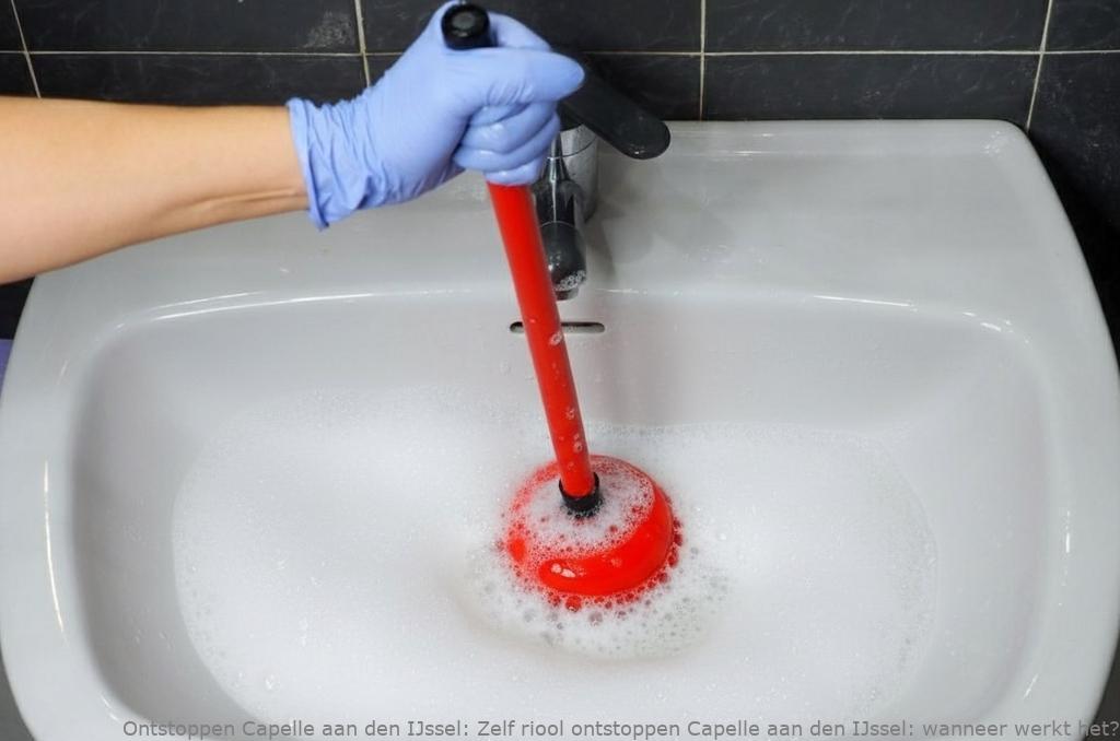 Zelf riool ontstoppen Capelle aan den IJssel: wanneer werkt het?